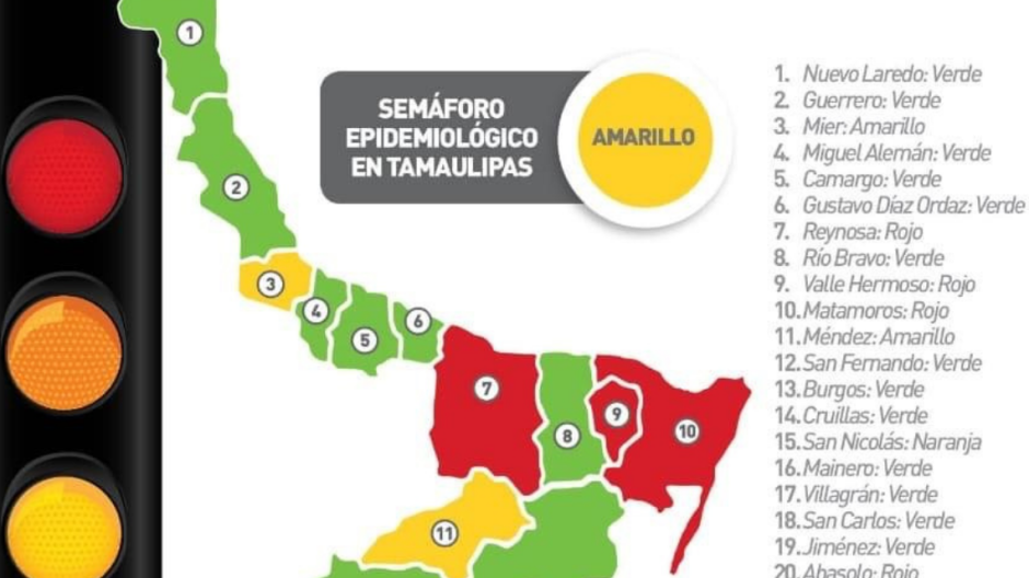 Reynosa entra a semáforo rojo epidemiológico