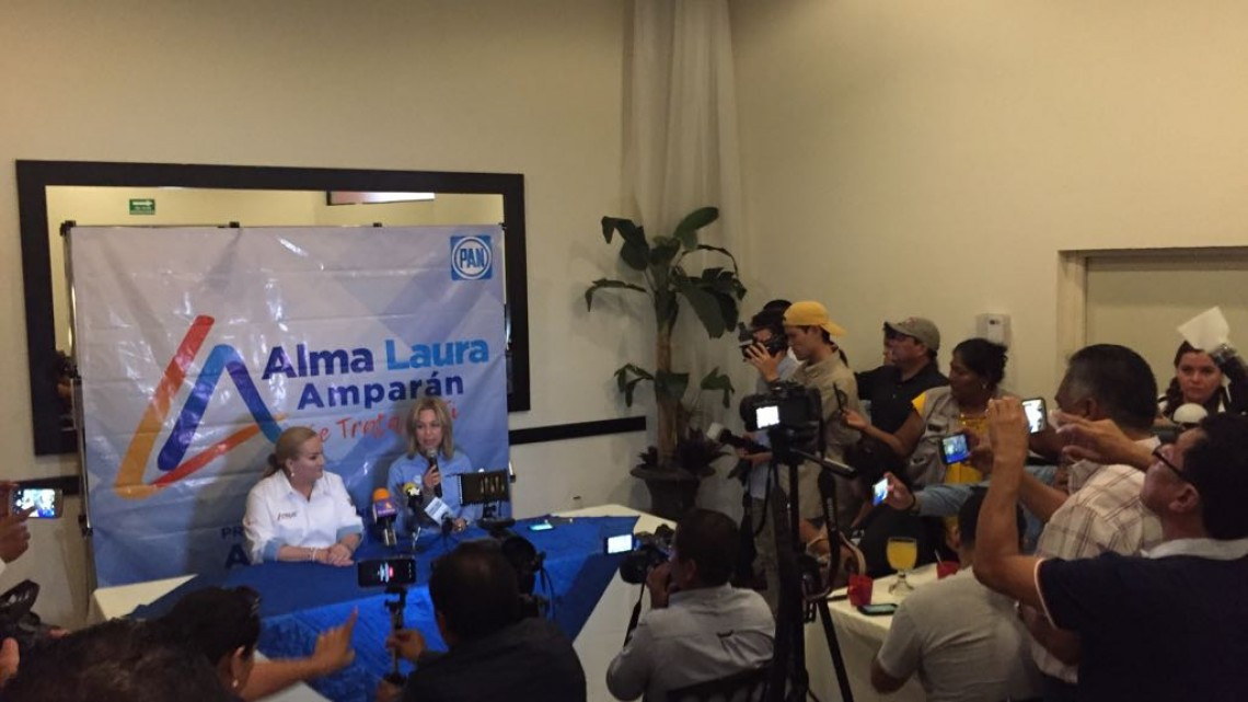Alma Laura Amparan, inicia campaña en busca de la reelección