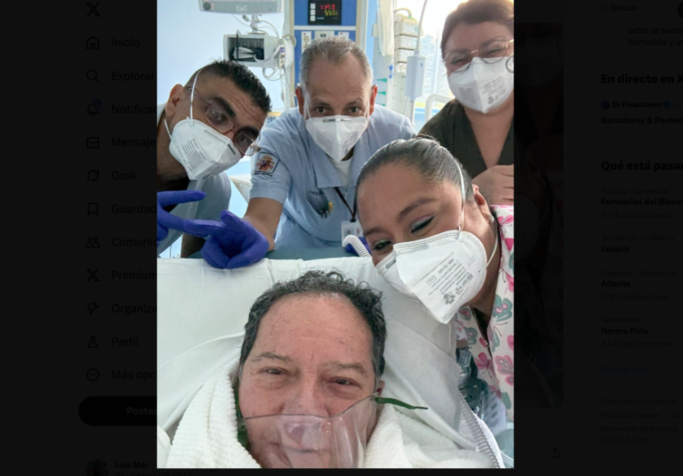 Coque Muñiz revela que fue hospitalizado de emergencia 