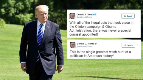 Trump denuncia que es víctima de una "mayor cacería de brujas" en la historia de su país