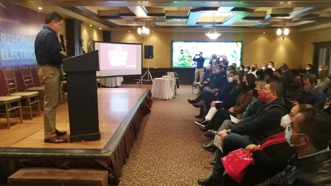 Se realiza en Matamoros la asamblea informativa "Reforma Eléctrica" 