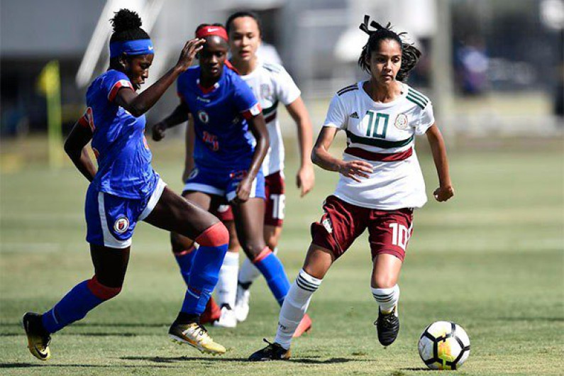Selección femenil sub 17 empata con Haití en Premundial
