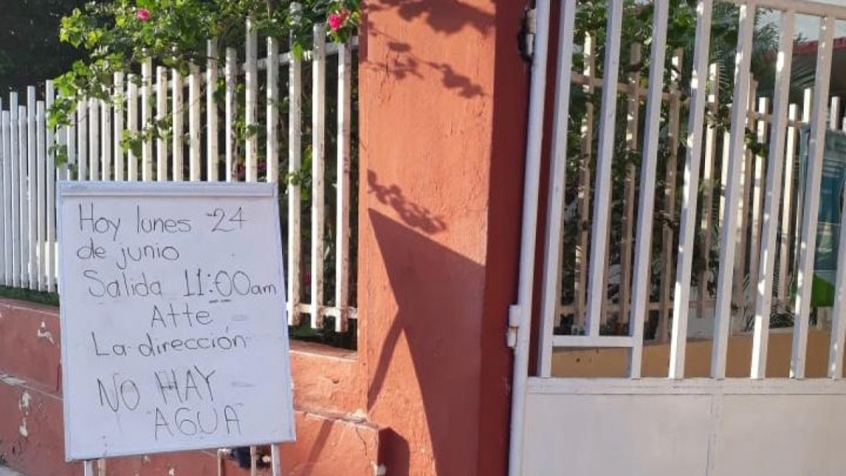 Más de 20 mil alumnos sin clases por falta de agua en Victoria 