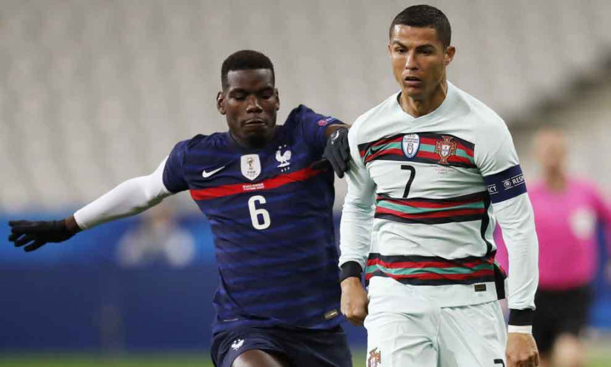 Empate a ceros en el Francia-Portugal