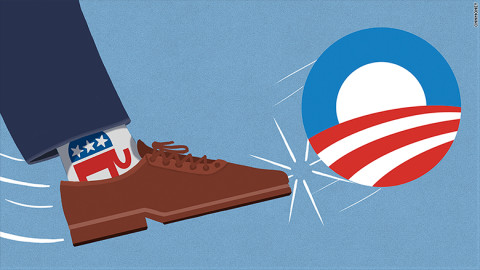 Trump festeja declaración inconstitucional del “Obamacare”