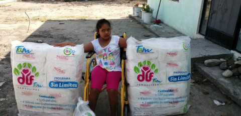 Entrega DIF Tamaulipas dotaciones “Sin Límites” a personas con discapacidad