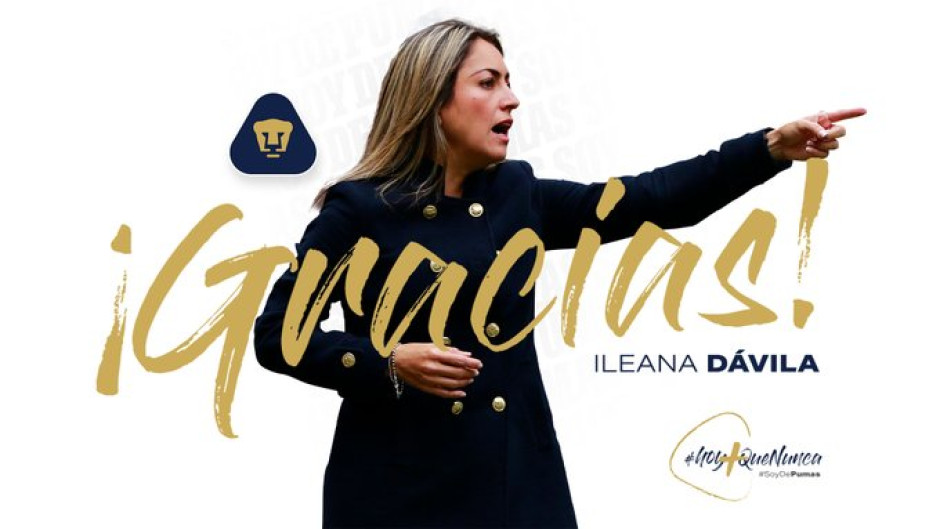  Ileana Dávila deja de ser entrenadora de Pumas Femenil