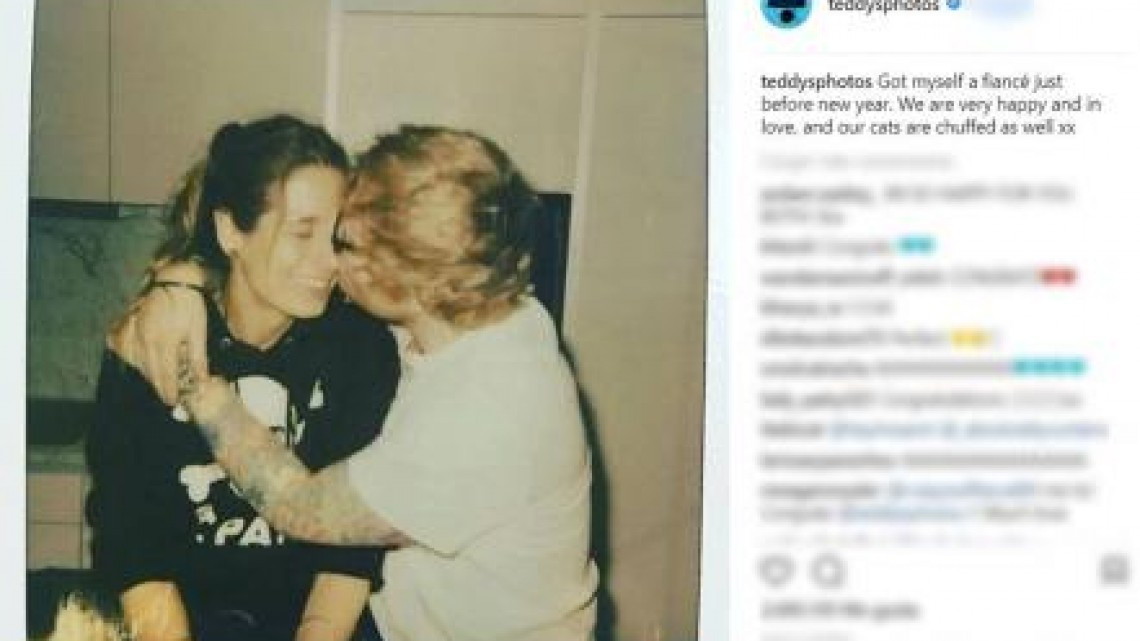 Ed Sheeran está comprometido 
