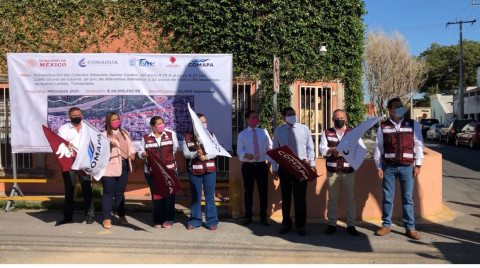 Arranca obra de colector Ribereño en Nuevo Laredo 