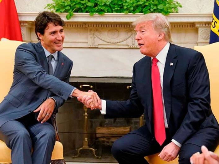 Trump podría firmar TLCAN únicamente con Canadá dejando fuera a México