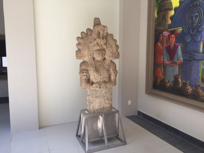 Será exhibida la "Diosa Ixcuina" en el pasillo principal del Ayuntamiento.