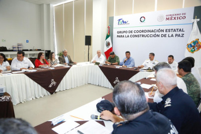 En sesión permanente el Grupo de Coordinación Estatal para la Construcción de la Paz