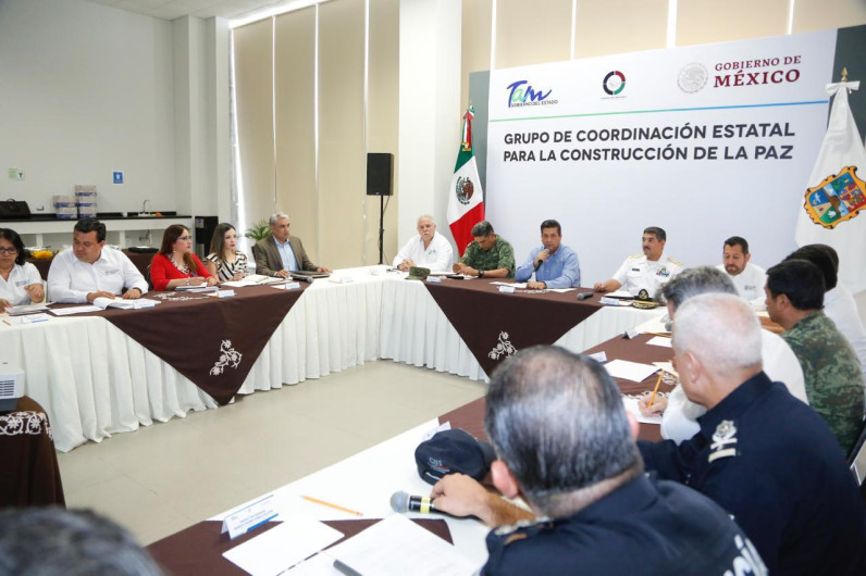 En sesión permanente el Grupo de Coordinación Estatal para la Construcción de la Paz