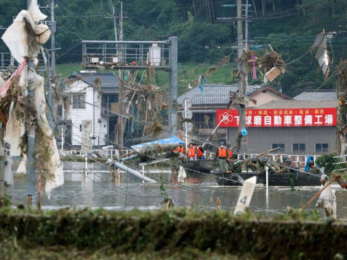 Al menos 34 fallecidos por lluvias en Japón