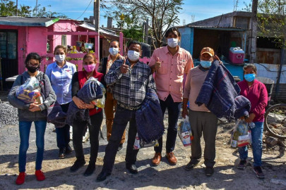 DIF Reynosa visitó a familias del sector Vientos de cambio