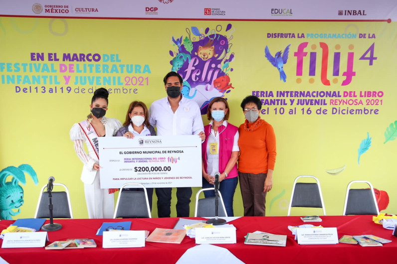 Invita Presidente Municipal Carlos Peña Ortiz, a fomentar la lectura y participar en la Feria Internacional del Libro