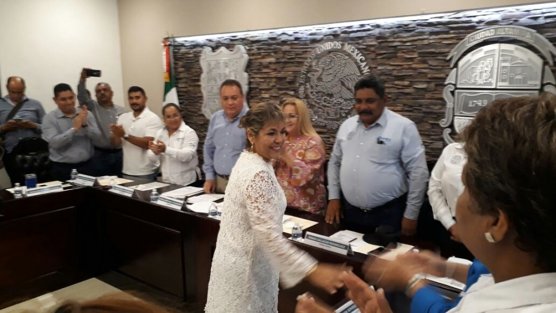 Alma Laura Amparan, solicita licencia cómo alcalde de Altamira, para incorporarse a las campañas políticas