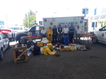 Se entrega equipo de emergencias a protección civil regional situado en Altamira