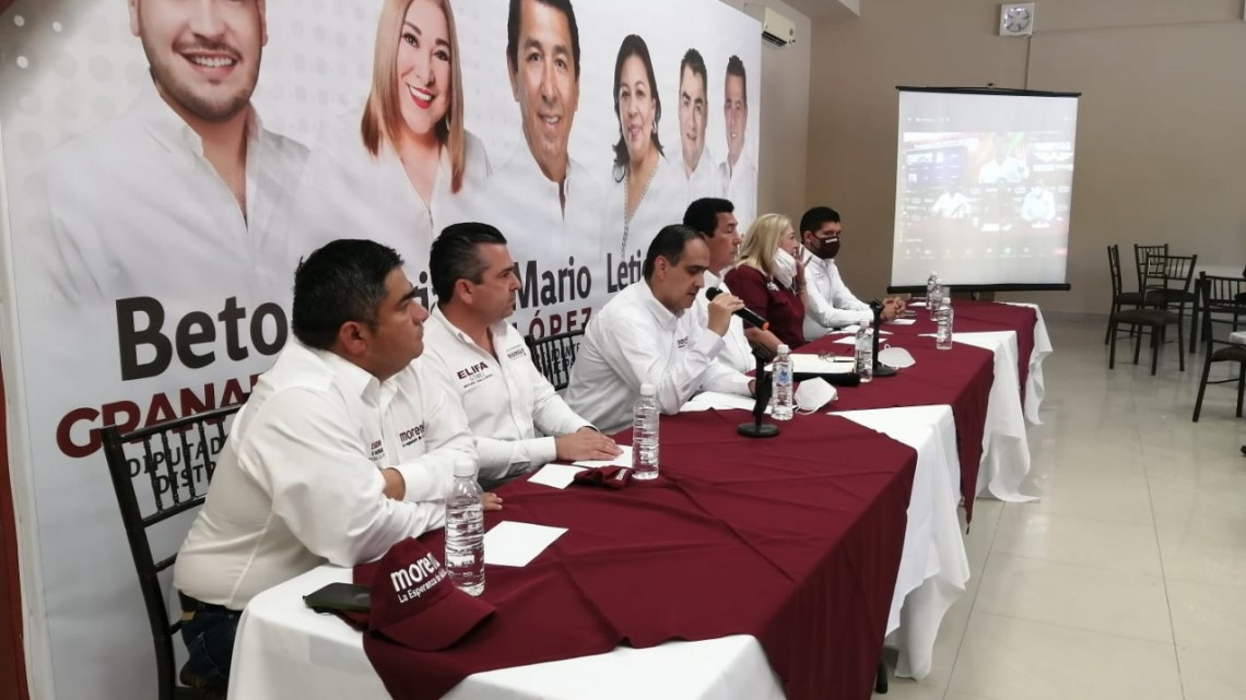 Delegado de MORENA acusa al gobierno de interferir en el proceso electoral con denuncias a sus candidatos 