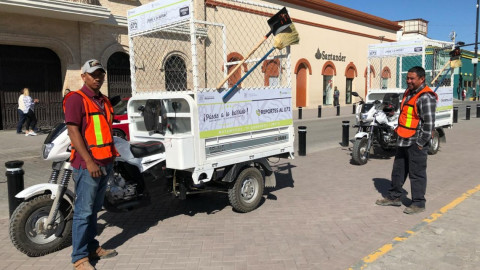Asignan dos motociclistas para la recolección de basura al 072