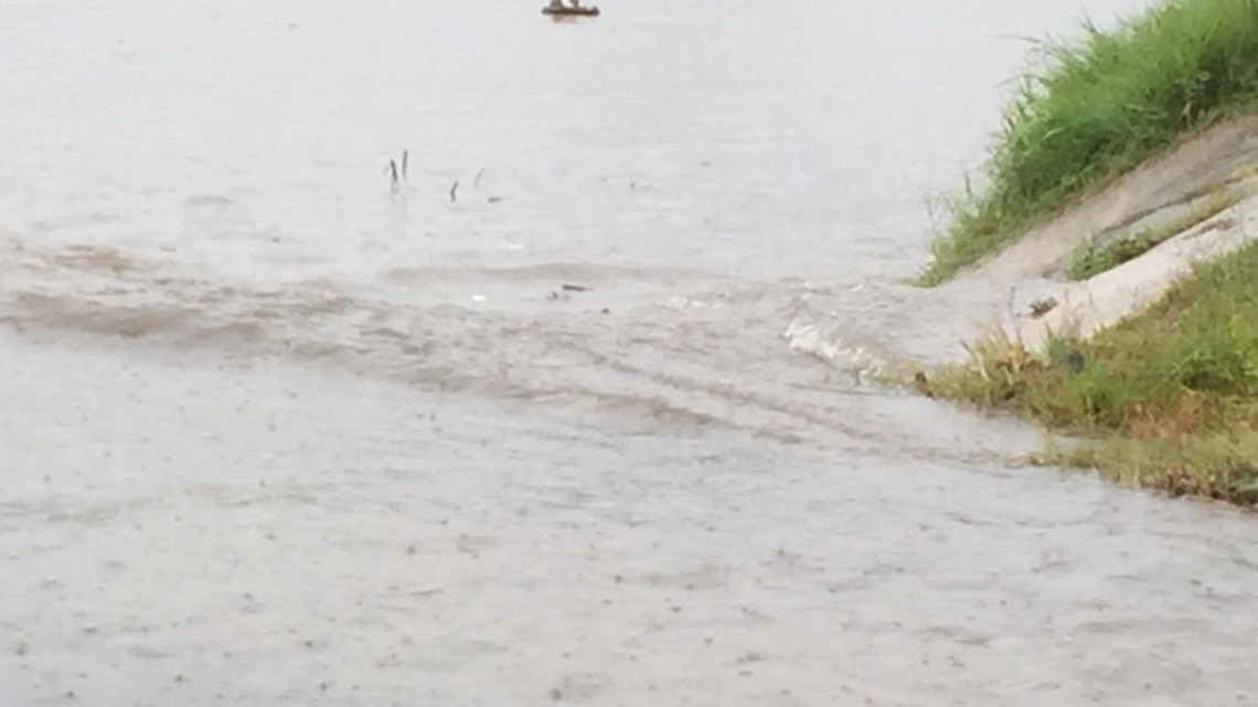 Encharcamientos en Altamira genera paso de Franklin por norte de Veracruz