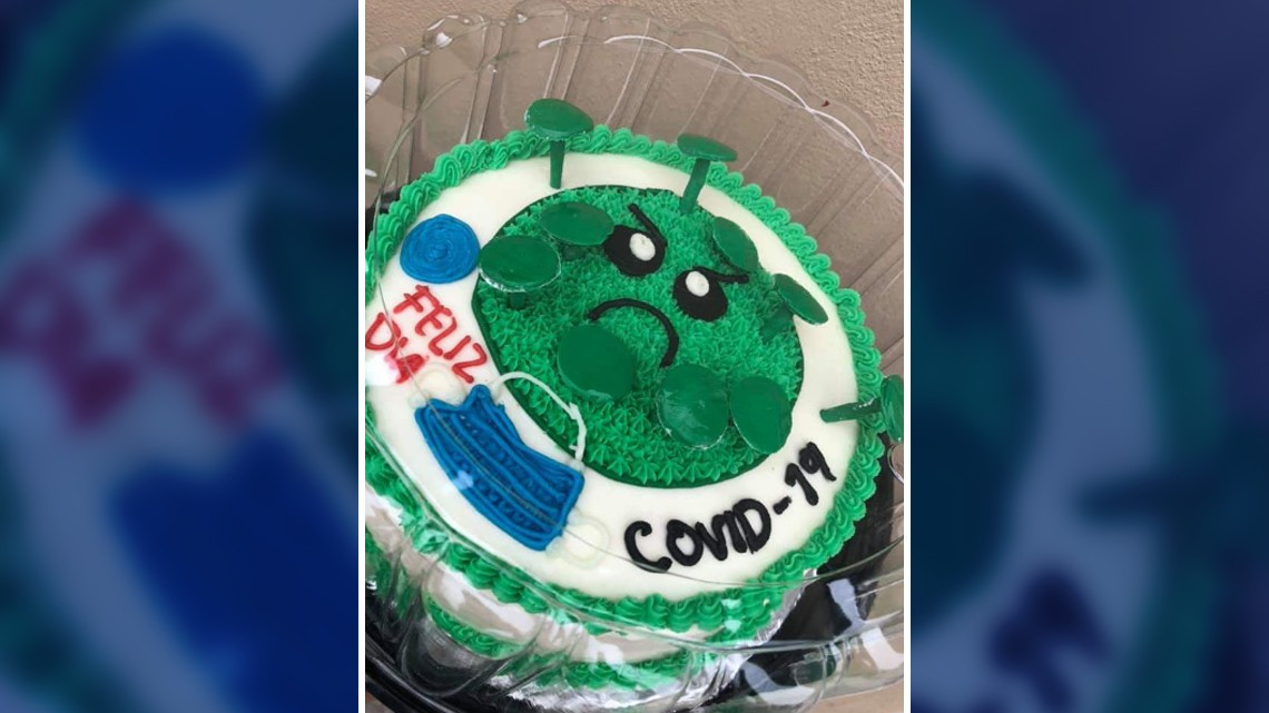 Crean pastel inspirado en el Coronavirus