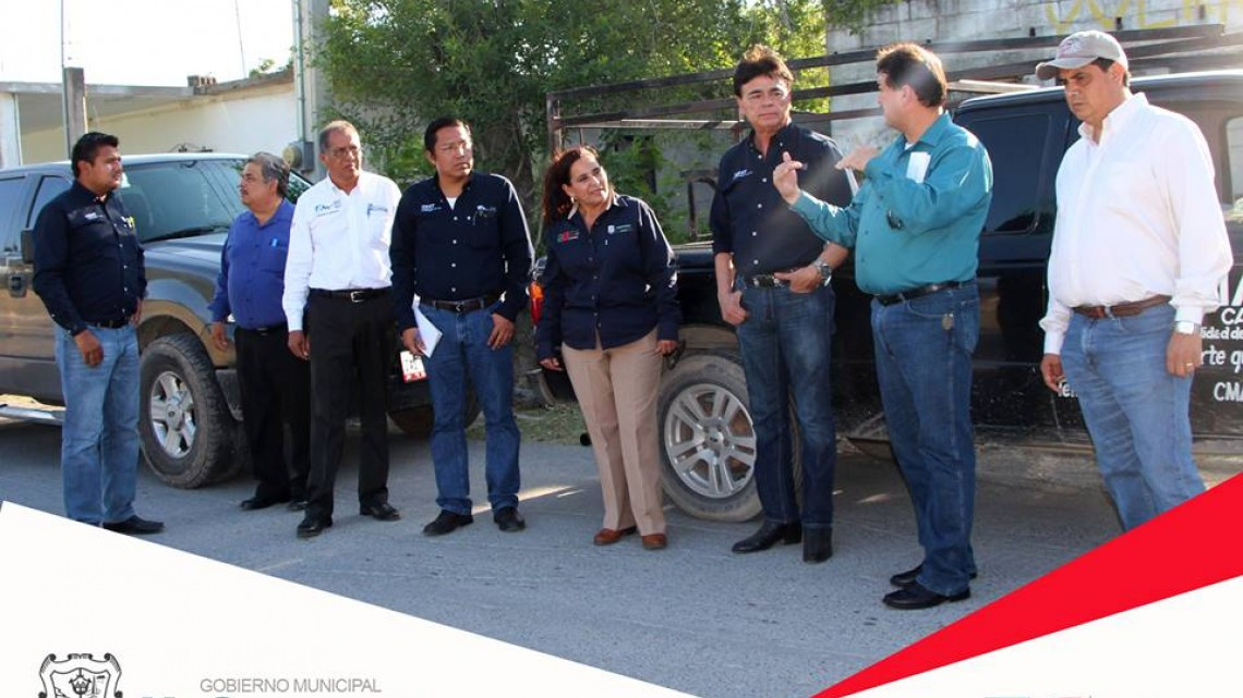 Supervisan obra en Camargo