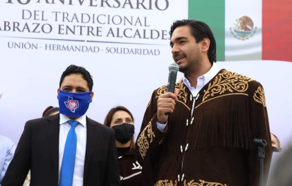 Celebrarán tradicional abrazo alcaldes de Reynosa e Hidalgo 