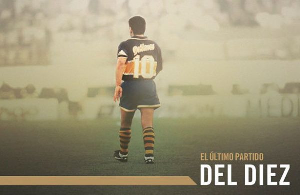 A 20 años del último partido oficial de Diego Armando Maradona
