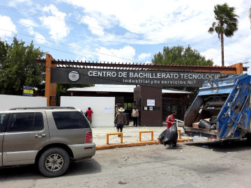 Atiende Gobierno de Carlos Peña saneamiento de escuelas en Reynosa 