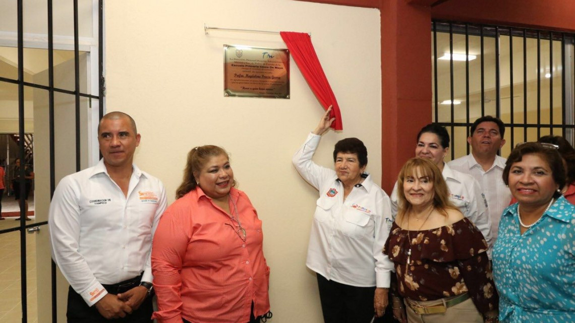 Inaugura Magdalena Peraza comedor escolar