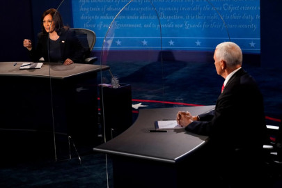 Kamala Harris y Mike Pence celebran Debate Vicepresidencial 