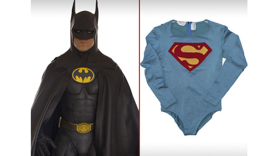 Subastan los trajes del Batman, de Keaton y el Superman, de Reeve