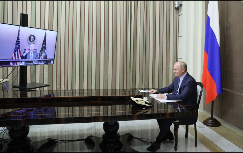 Vladimir Putin y Joe Biden finalizan cumbre virtual tras 2 horas de conversaciones