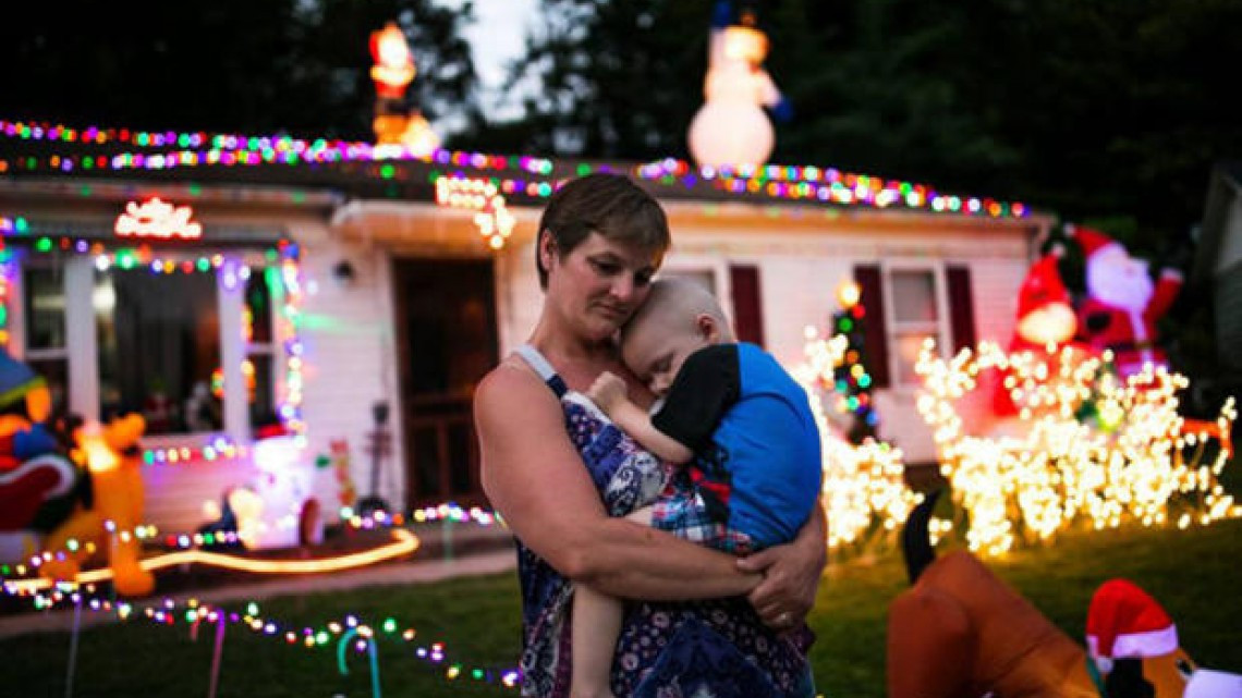 La navidad de ensueño de Brody, un pequeño con cáncer terminal