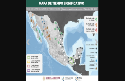 Exhorta Gobierno de Reynosa a protegerse ante llegada de frente frio # 17 a la región 