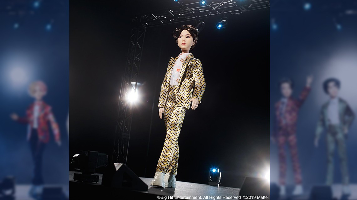 Así se ven los muñecos de BTS de Mattel