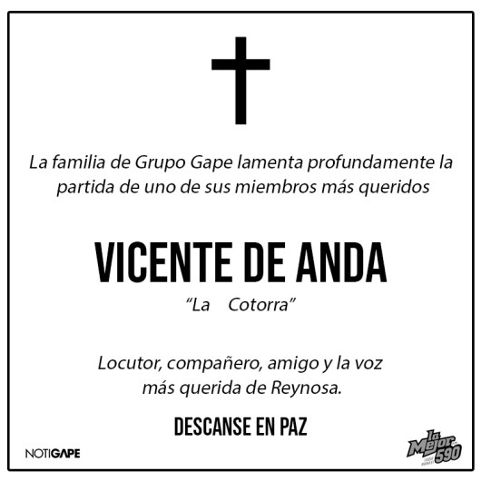 Descansa en paz, querido Vicente
