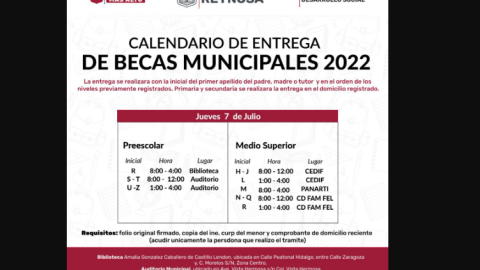 Entrega Gobierno de Reynosa becas municipales