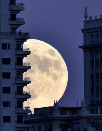 El día de hoy podrás apreciar de la gran belleza de la superluna