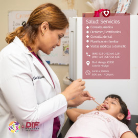 Ofrece Alcalde Carlos Peña Ortiz servicios médicos gratuitos en DIF