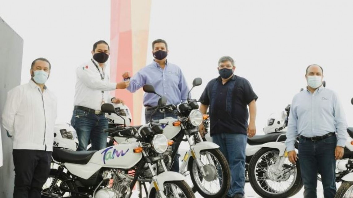 Motocicletas que recibió la CANIRAC serán concesionadas a empresas de reparto
