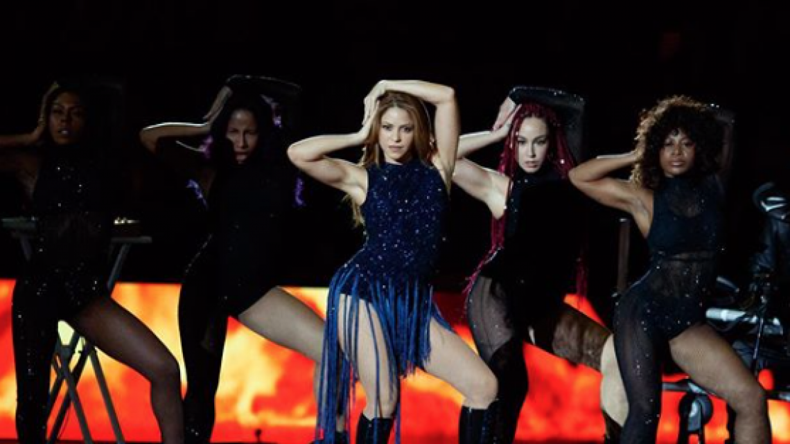 Shakira brilla en la final de la Copa Davis