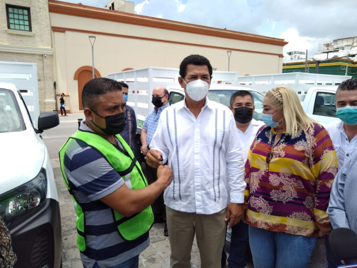 Apoya municipio de Matamoros con unidades y equipo de fumigación a la Secretaria de Salud de Tamaulipas