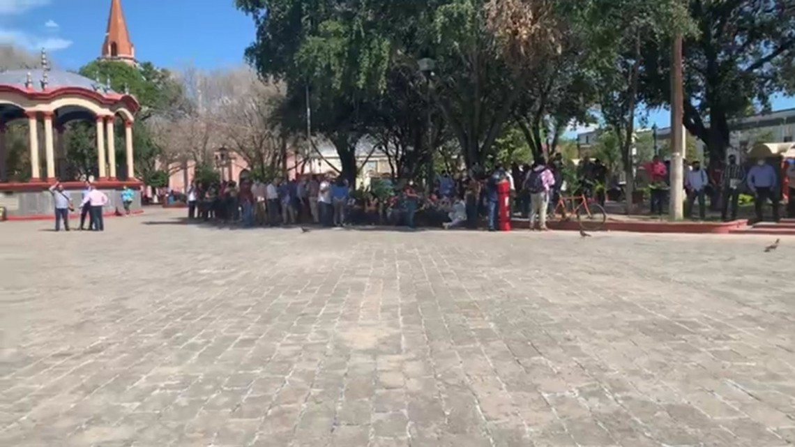 Amenaza de bomba en palacio municipal de Matamoros provoca desalojo de personal