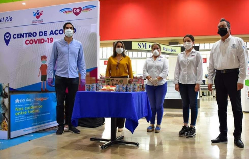 DIF Reynosa y Voluntariado Juvenil activan centros de acopio para colecta de alimentos