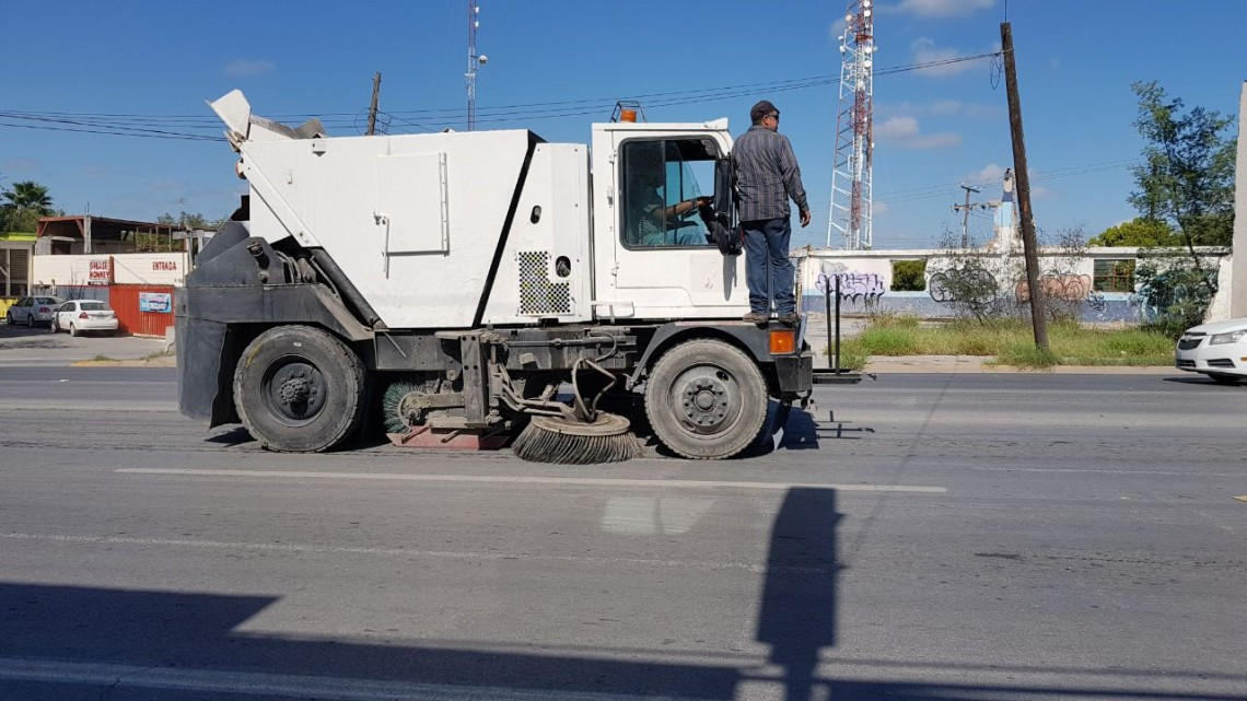 CSPP realiza barrido con máquinas