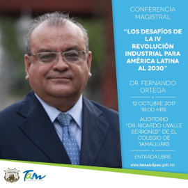  Invitan a público en general a conferencia magistral