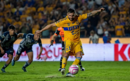 Con anotación de Gignac, Tigres toma 'ligera' ventaja en la ida de los cuartos de final del Apertura 2022