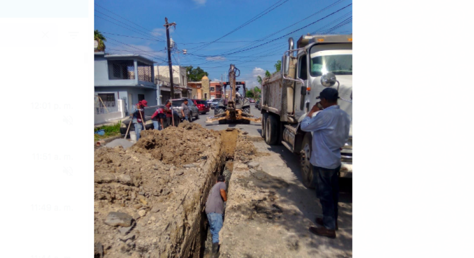 Rehabilita COMAPA drenaje sanitario en la colonia Rodríguez